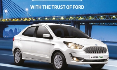 Ford ra mắt xe taxi giá rẻ Aspire CNG, giá chỉ 204 triệu đồng