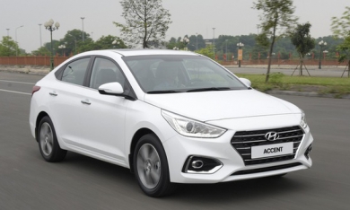 Hyundai Accent ‘đánh bại’ Grand i10 trong cuộc đua doanh số tháng 5