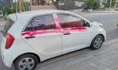 Vụ hàng loạt ô tô bị xịt sơn tại phường Dương Nội: Nghi can là bảo vệ chung cư