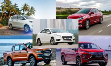 10 mẫu xe doanh số cao nhất tháng 2/2020: Honda Việt Nam bị 'loại'