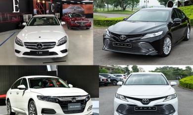 Sedan hạng D: Chọn Mercedes-Benz C180, Honda Accord hay Toyota Camry?