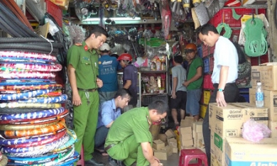 Quảng Ninh và Đồng Nai là hai tỉnh đứng đầu về nạn buôn bán phụ tùng xe máy nhái, giả