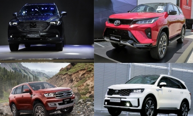 Mẫu xe nào bán chạy nhất trong phân khúc SUV 7 chỗ năm 2020?