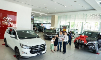 Tháng 4/2021, doanh số Toyota Việt Nam tăng trưởng 96%