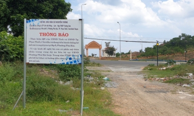 Bình Thuận: Chấm dứt hoạt động dự án khu dân cư Nguyễn Thông 339 tỷ đồng