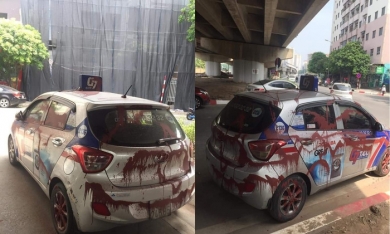 Tạt sơn lên ô tô ở Linh Đàm: 'Người tạt sơn có thể bị xử phạt đến 20 năm tù'