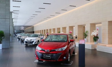 Doanh số xe Toyota tháng 7/2021 giảm 33% so với cùng kỳ năm ngoái