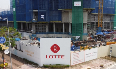 Dự án Lotte Mall Hanoi trên đường Võ Chí Công giờ ra sao?