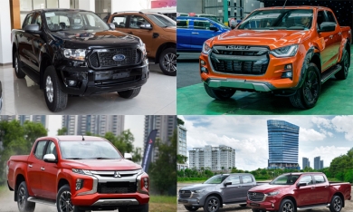 Xếp hạng bán tải tháng 1/2022: Mitsubishi Triton bám đuổi Ford Ranger