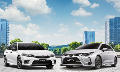 Tháng 11/2024: Toyota Corolla Altis, Honda Civic ế nhất phân khúc sedan hạng C