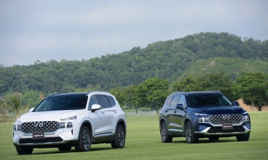 Doanh số Hyundai Santa Fe giảm 30%, 'hụt hơi' trước Ford Everest