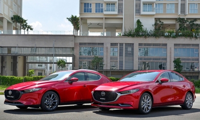 Mazda3 vượt Kia K3 lên top 1 thị phần sedan hạng C