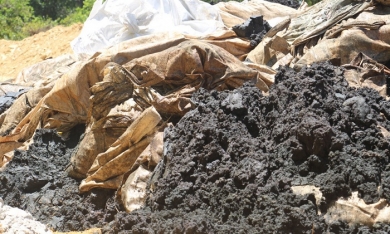 Formosa Hà Tĩnh bị phạt 560 triệu đồng vì chôn chất thải nguy hại