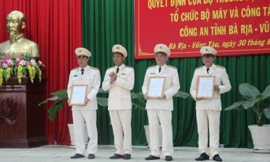 Bà Rịa - Vũng Tàu có 7 Phó giám đốc công an