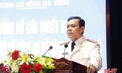 Đại tá Võ Trọng Hải làm Giám đốc Công an Hà Tĩnh