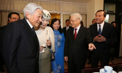 Tổng Bí thư, Chủ tịch nước Nguyễn Phú Trọng gửi thư cảm ơn Nhật hoàng Akihito