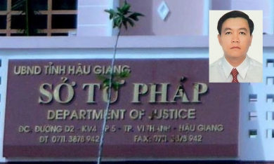 Sau khiển trách, Phó Giám đốc Sở Tư pháp Hậu Giang Nguyễn Thành Nhơn tiếp tục bị cảnh cáo