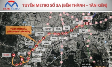 TP. HCM muốn xây tuyến metro Bến Thành - Tân Kiên gần 68.000 tỷ đồng