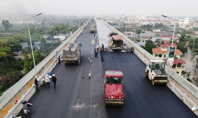 Khánh thành và thông xe dự án sửa chữa cầu Thăng Long vào ngày 7/1