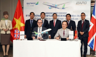 Sau Mỹ, Bamboo Airways tiếp tục công bố bay thẳng Việt - Anh