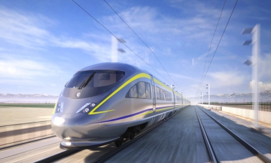 Đề xuất đường sắt tốc độ cao Bắc - Nam chạy 350km/h