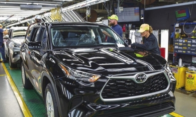 Toyota khôi phục hoạt động tại tất cả cơ sở trên thế giới từ 13/7