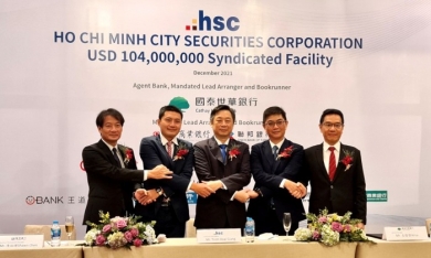 HSC tiếp nhận khoản vay 104 triệu USD từ các định chế tài chính Đài Loan