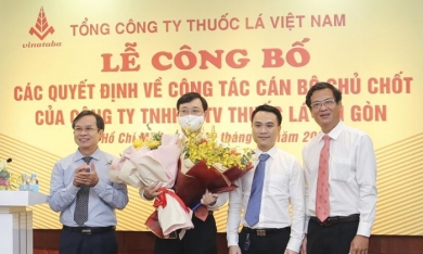 Công ty Thuốc lá Sài Gòn có tân giám đốc và chủ tịch HĐTV