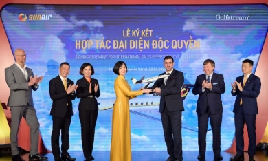 Sun Air trở thành đại diện độc quyền thương hiệu máy bay Gulfstream tại Việt Nam