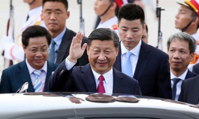 Hình ảnh Chủ tịch Trung Quốc Tập Cận Bình tại Hà Nội