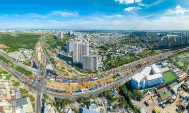 Toàn cảnh đại công trường An Phú: Nút giao thông 3 tầng, lớn nhất TP.HCM