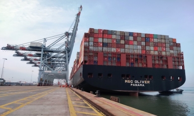 Cảng quốc tế Cái Mép sẽ chính thức đón tàu container trọng tải đến 214.121 DWT