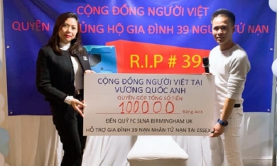 Vụ 39 người chết tại Anh: Người Việt tại Anh quyên góp 100.000 bảng hỗ trợ gia đình các nạn nhân