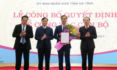 Ông Lê Trung Phước  giữ chức Trưởng Ban quản lý Khu kinh tế tỉnh Hà Tĩnh