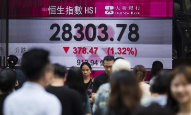 Phần lớn các thị trường chứng khoán châu Á giảm điểm