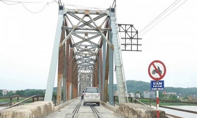 800 tỷ làm cầu Cẩm Lý trên tuyến đường sắt nối Kép đến Hạ Long