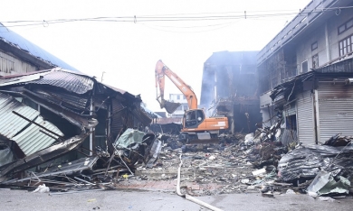 Cháy chợ Tam Bạc thiệt hại hơn 50 tỷ đồng, Hải Phòng hỗ trợ hơn 660 tiểu thương