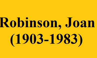 Robinson, Joan (1903-1983) là ai?