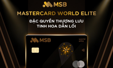 MSB ra mắt thẻ tín dụng cao cấp Mastercard World Elite đầu tiên tại Việt Nam