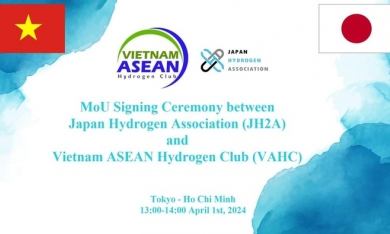 CLB Hydrogen ASEAN Việt Nam và Hiệp hội Hydroden Nhật Bản ký MOU