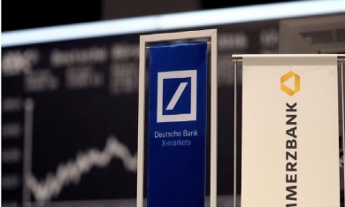 Hai ngân hàng lớn nhất nước Đức Deutsche Bank và Commerzbank bàn bạc hợp nhất