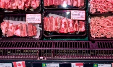 Phát hiện chất cấm, Trung Quốc ngừng nhập thịt lợn Canada