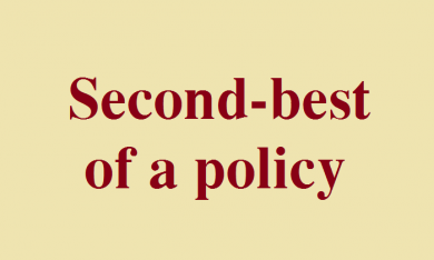 Tính tối ưu thứ hai của một chính sách là gì?