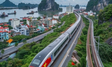 Tiết lộ 2 tuyến đường sắt tốc độ cao 600km từ Việt Nam nối sang Trung Quốc