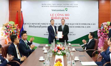 Vietcombank Lào bổ nhiệm hàng loạt nhân sự cao cấp