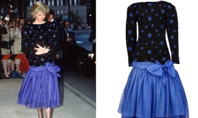 Váy dạ hội của công nương Diana được mua với giá kỷ lục 1,1 triệu USD