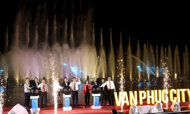 Van Phuc Group khánh thành công trình nhạc nước và xác lập 2 kỷ lục Việt Nam