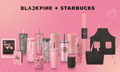 Starbucks ra mắt bộ sưu tập phiên bản giới hạn theo màu sắc của BLACKPINK