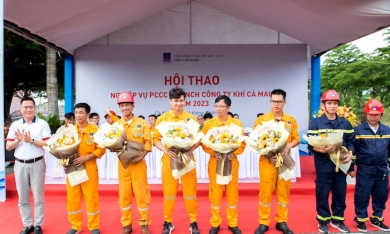 Công ty Khí Cà Mau tổ chức hội thao nghiệp vụ phòng cháy chữa cháy và cứu hộ cứu nạn