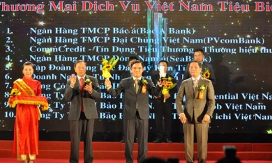 SeABank lần thứ 6 được trao giải 'Thương mại dịch vụ Việt Nam'